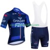 Conjunto Maillot + Culotte Corto con tirantes Fdj Groupama 2024